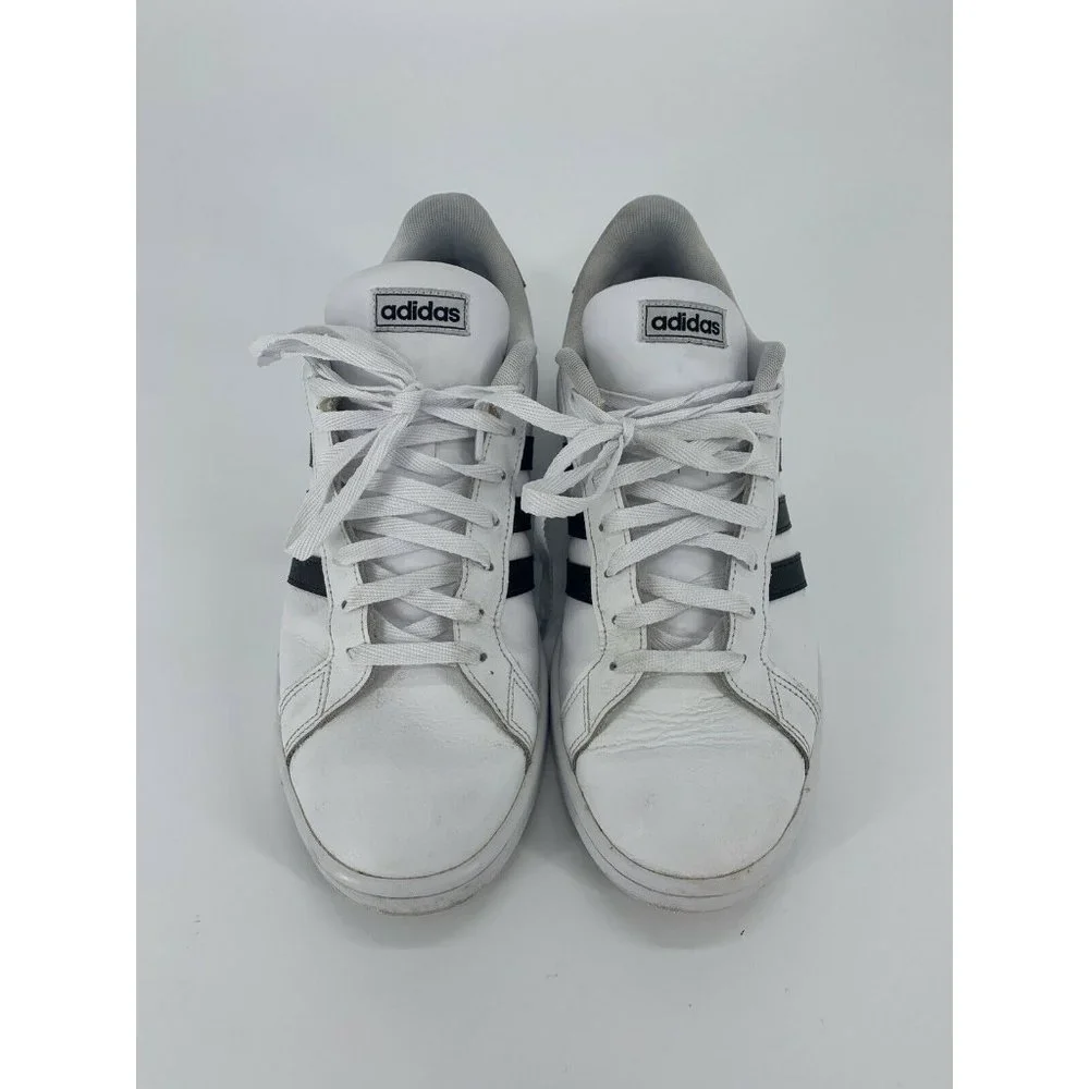 Men's adidas Grand Court Low Top Sneakers White Black Size‎ 11.5 F36392